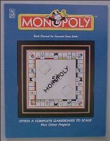 Monopoly Gameboard to Scale Book Charted for Counted Cross Stitch (Paperback)